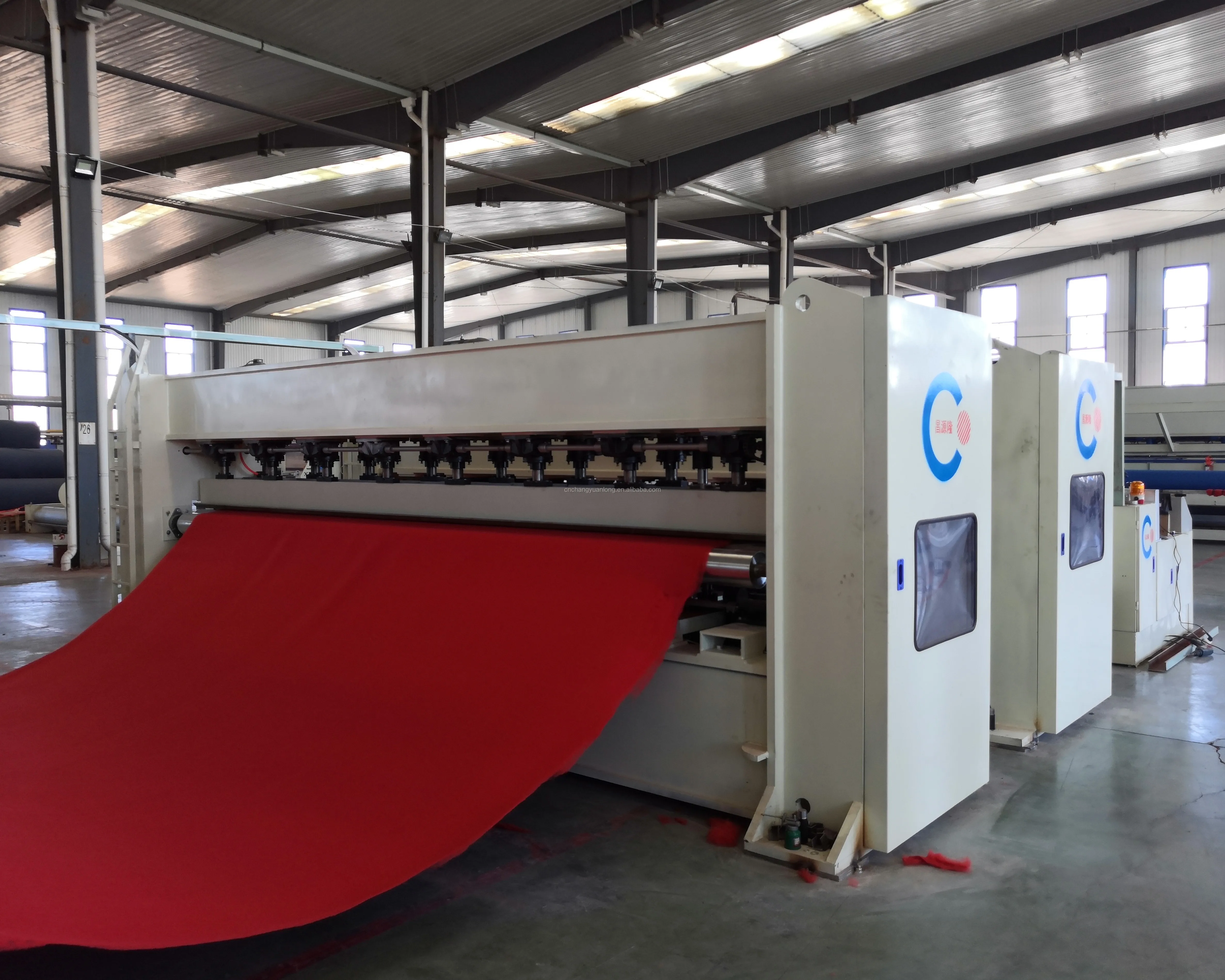 Needle Punched Fiberglass Felt Production Line/Glass Fiber Felt Production Equipment
