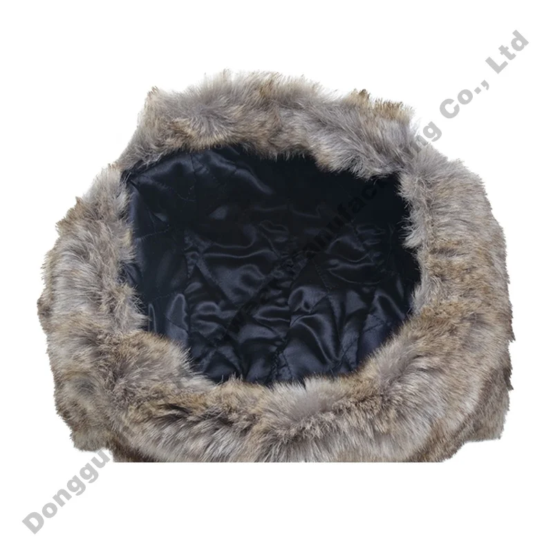 Wholesale Adjustable Trapper Bomber Hat for Unisex Warm Winter Ear Flaps Caps Custom Faux Fur Trapper Hats