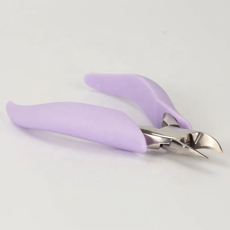 Purple Black Pedicure Professional Podiatrist Stainless Steel Toenail Ingrown Toe Nail Plier