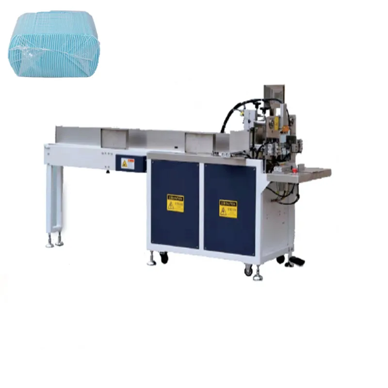 low cost full automatic Disposable bed sheets/examination table sheets/ Sanitary pads packing machine