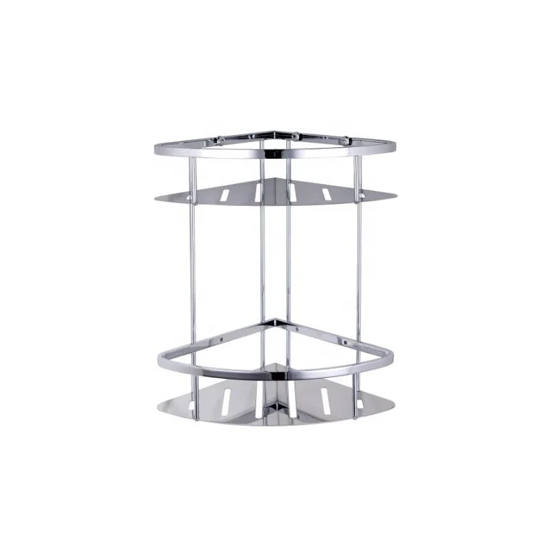 Bathroom Accessory Double Layer corner shower basket