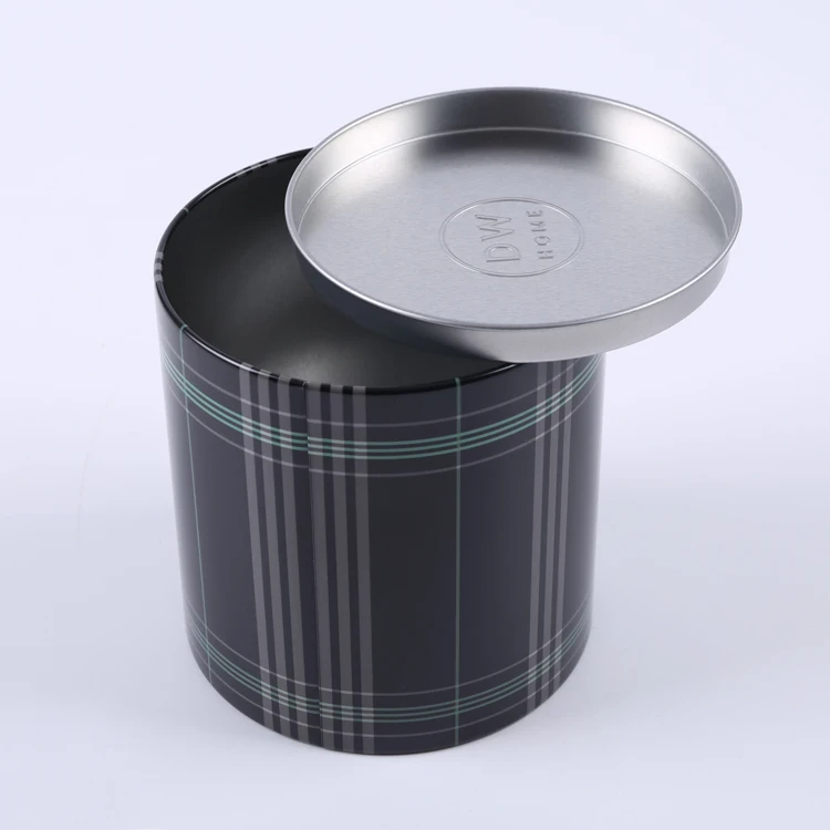 metal tin wholesale tin can with lid tin box for tea packing