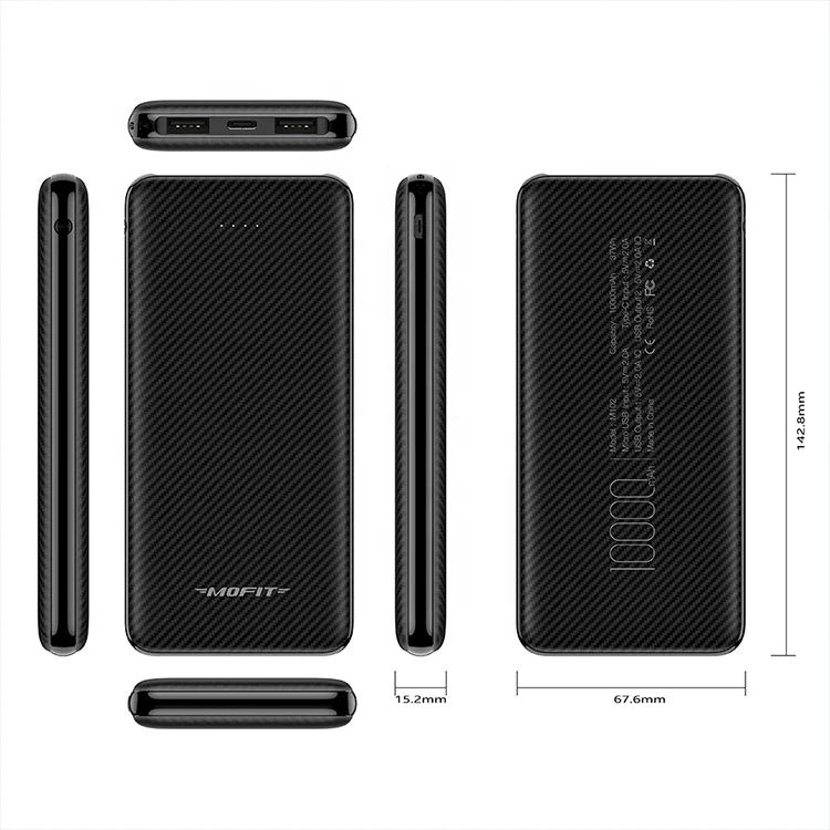 Hot Sale Professional Power Bank 10000mah Fast Charging Slim Powerbank