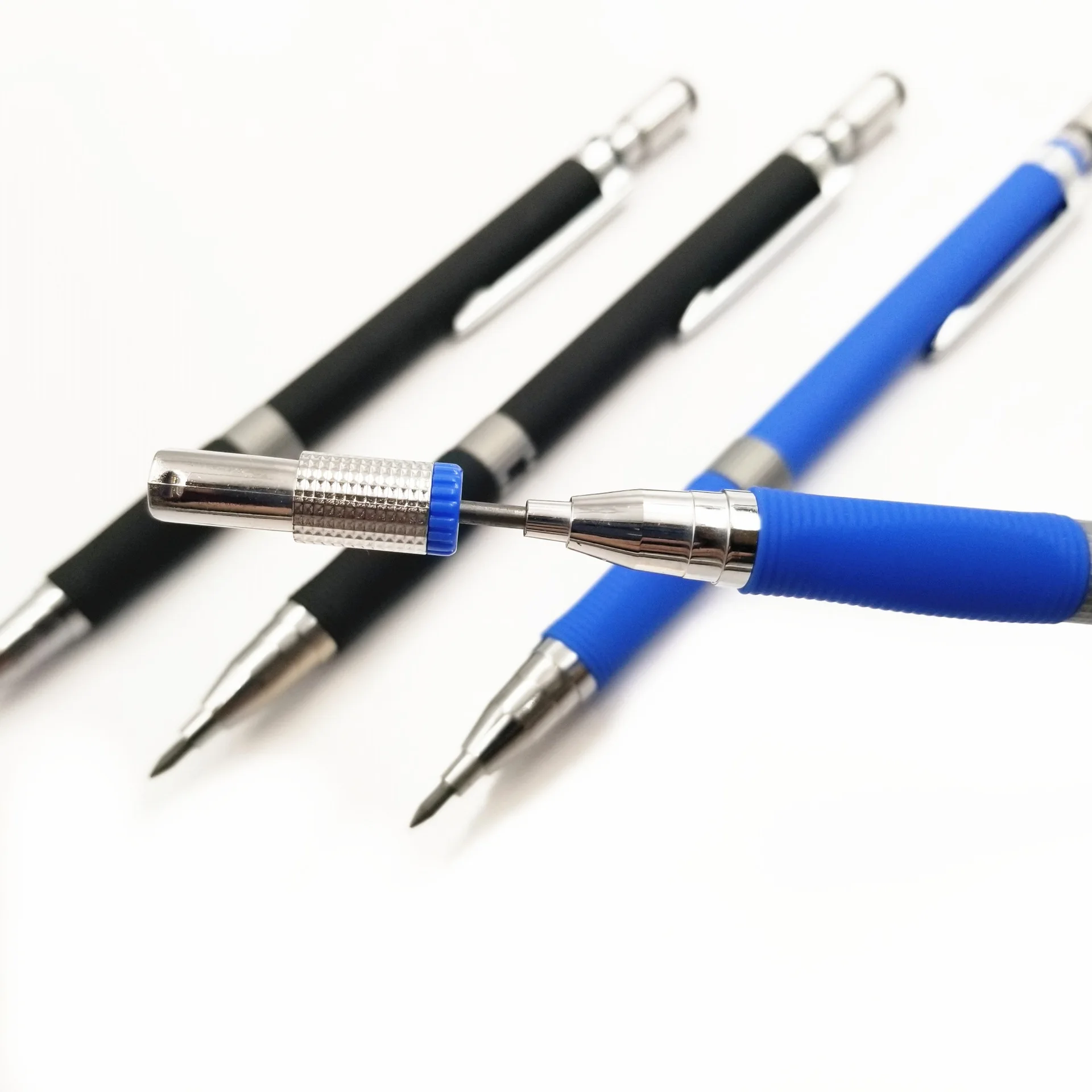 Round Refill Metal Mechanical Pencil with Sharpener Pipe Fitter Welder Steel Construction Fabrication Woodworking