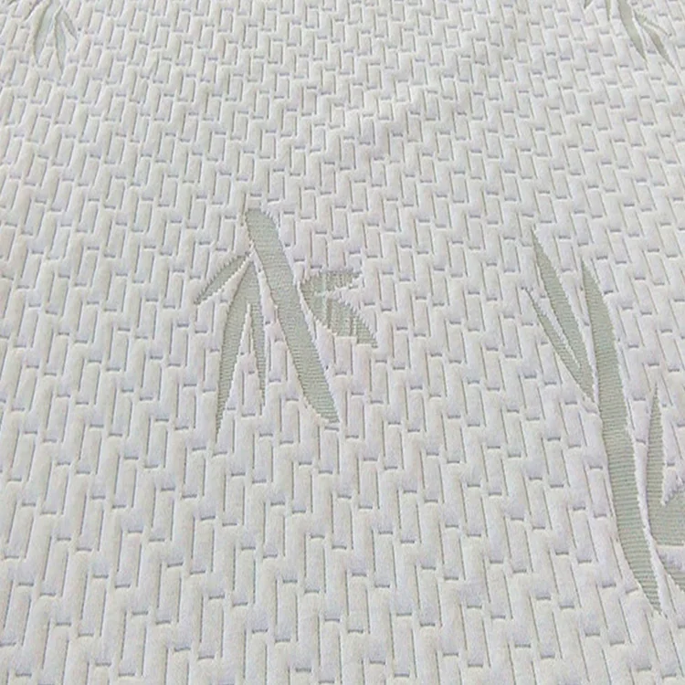 Anti-Bacteria Comfort 21S/32S/26s Jacquard Bamboo Polyester Blend Fabric For Mattress