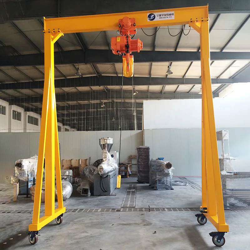 ISO certificate 1-5ton electric mini portable gantry crane for sale