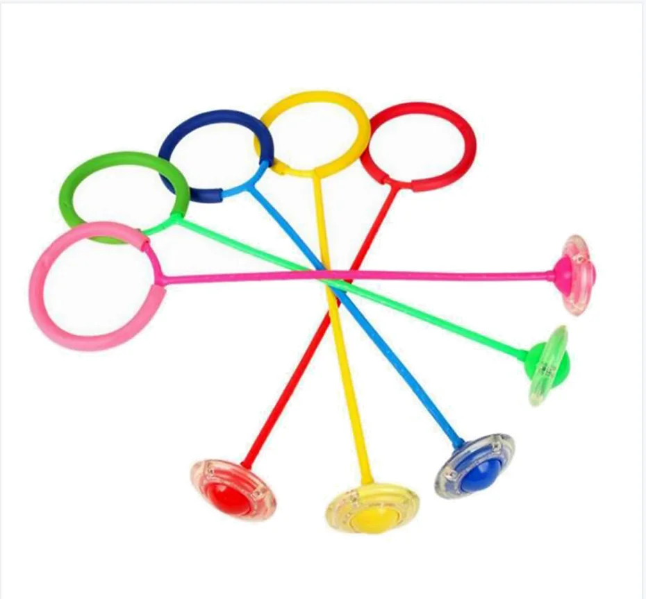 Children Flashing Jumping Ring keep Fit toys Jump Training Ankle Skip Ball