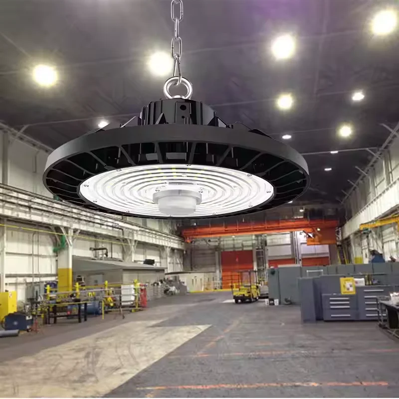 Литой под давлением алюминиевый сплав 200 Вт UFO highbay затемняемый склад потолочный светильник водонепроницаемый ip65 светодиодный высокий отсек освещение в гараже