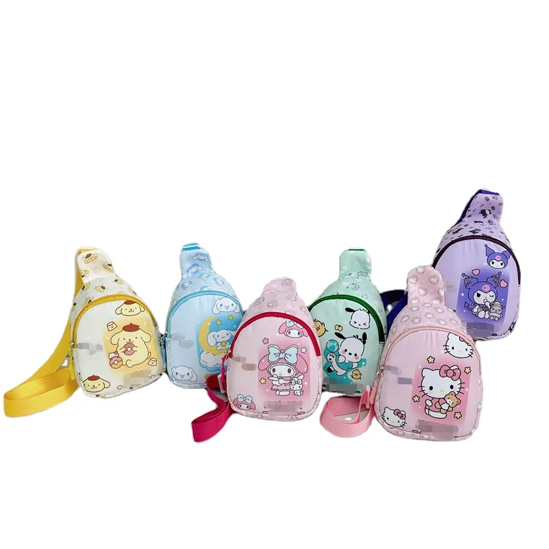 Kawaii Детская сумка на одно плечо Kuromied Melodys через KT кошка кошелек HK рюкзак