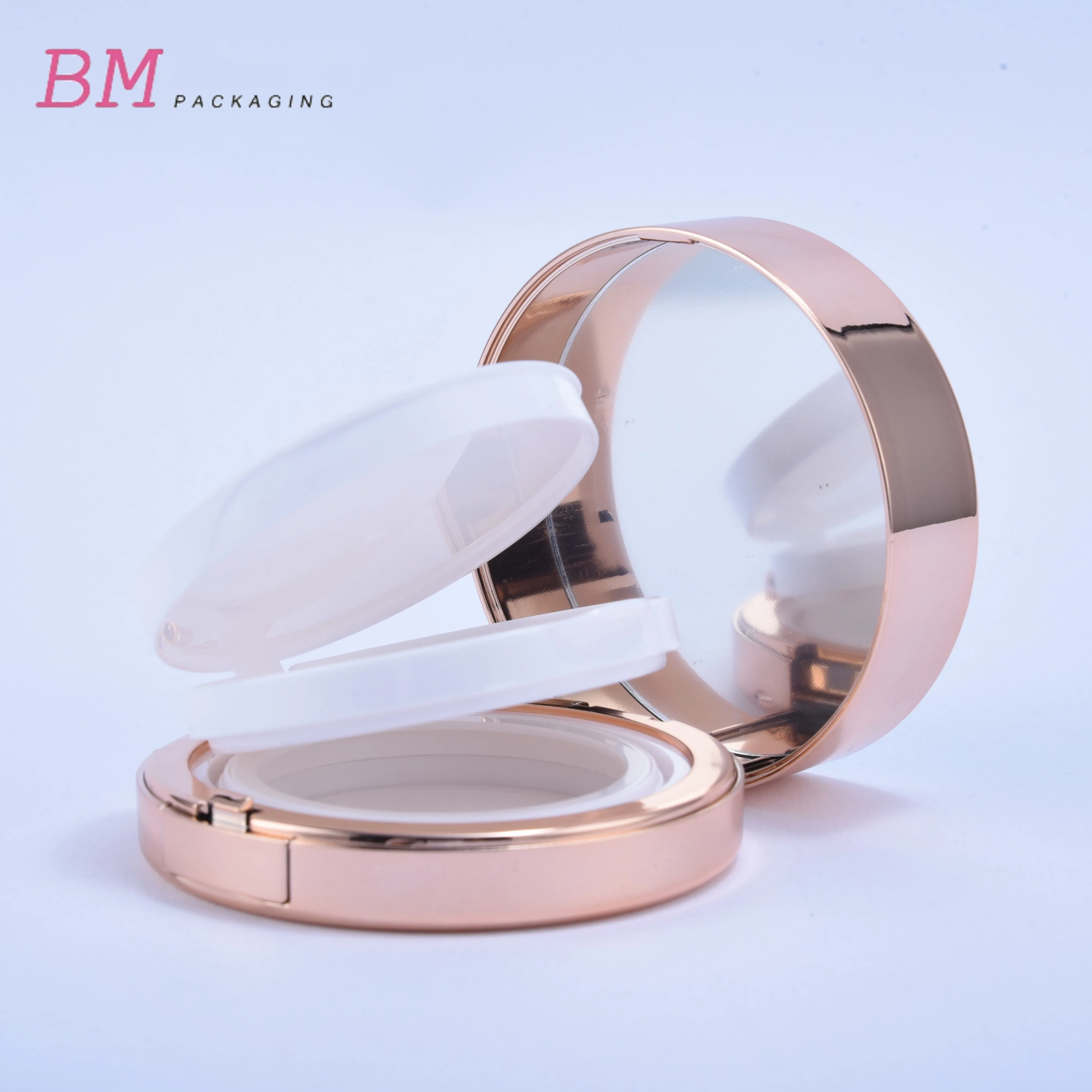 wholesale plastic makeup duo air cushion foundation and pressed powder compact case
