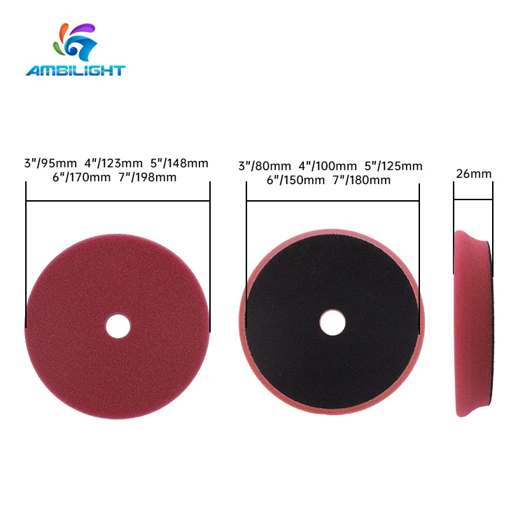 Wholesale 5 inch Auto Polishing Pad Car Foam Buffing Sponge for Car Care