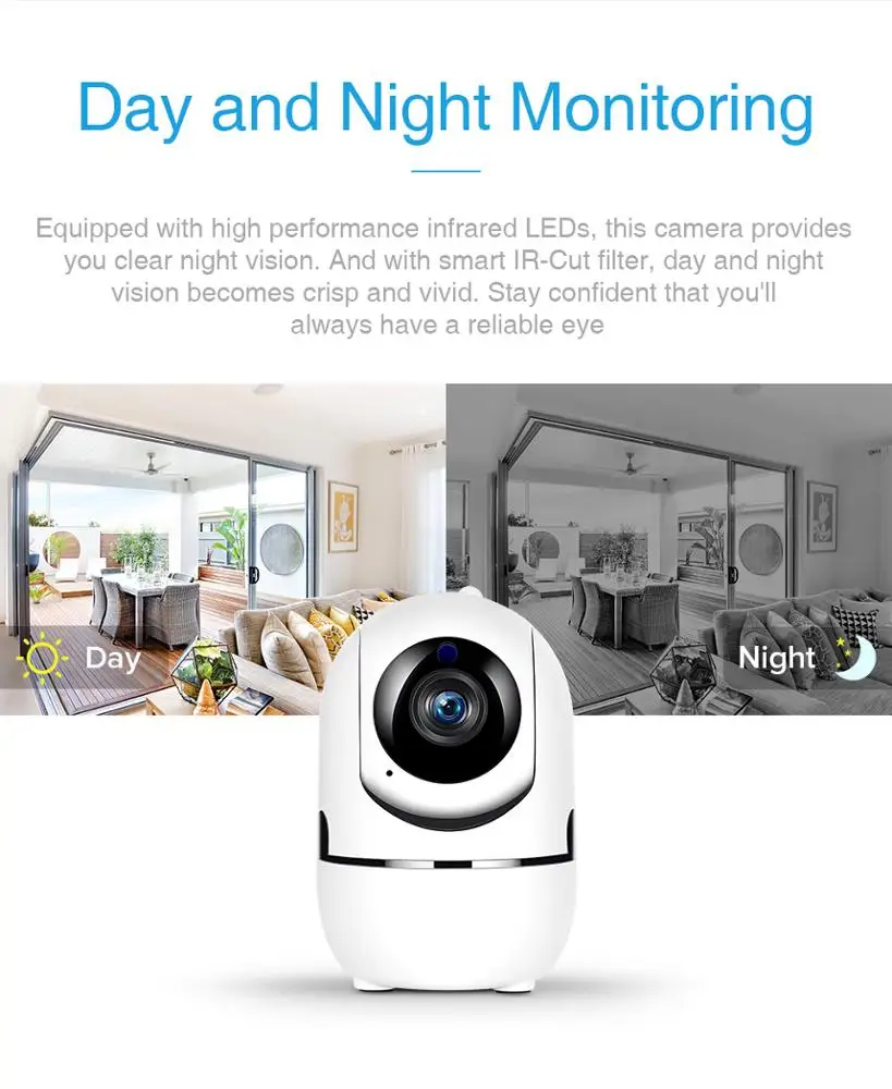 Best Quality Home 1080p Indoor Wifi Wireless CCTV HD Cameras Ip Con Wifi With Directional Intercom