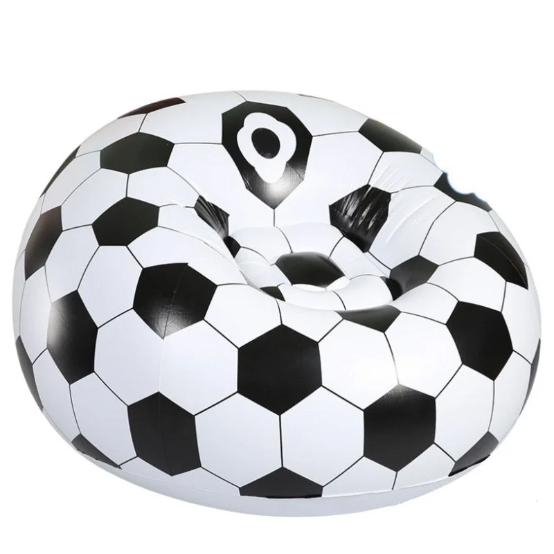 Basketball football inflatable lazy sofa single sofa inflatable folding chair stool wholesale inflatable couch sofa