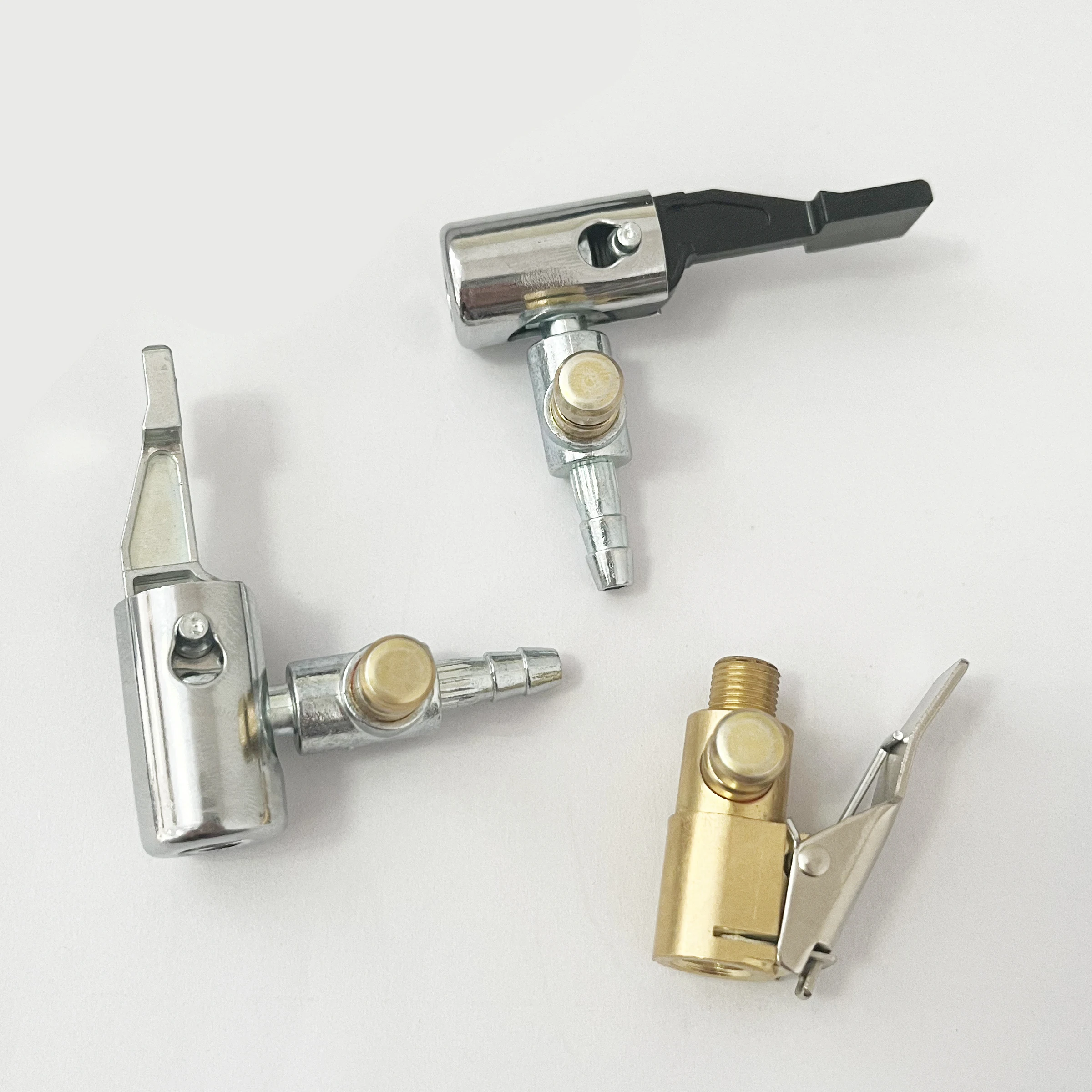 Tyre Quick Inflation Clip Portable Car Tyre Air Chucks,Brass Air control inflate+ deflate pump adapter nozzle extension Clip-on