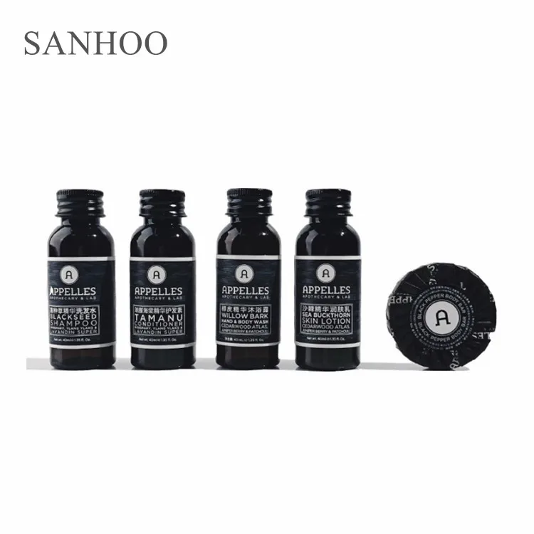 Sanhoo Прямая продажа с фабрики отель 5 звезд Спа принадлежности банные комплекты Toileteries гостиничных удобств