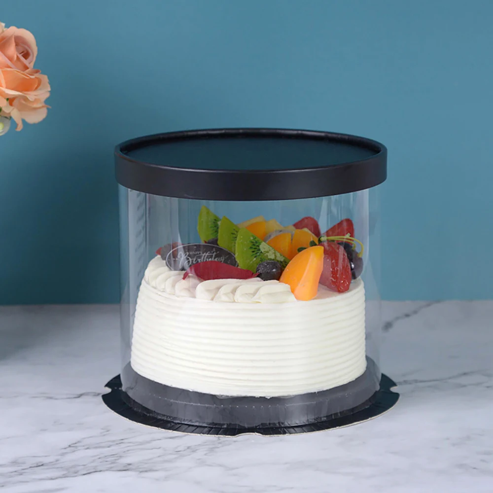 Ruizhuo luxury pink 6 round cakes box distributors 8 10 12 inch white black baking pastry packaging sale with logo cake boxes