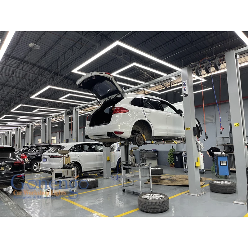 Фабричная автофурнитура для промышленного автомобиля салон красоты квадратный гаражный ремонтный светильник мастерской