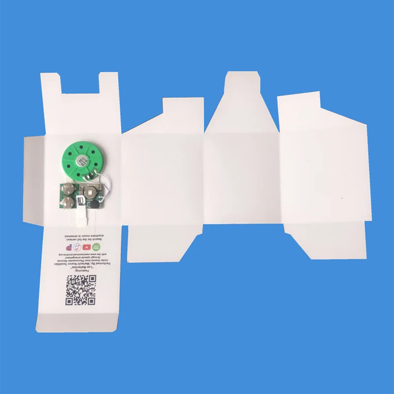 Pre recorded sound chip for greeting card gift packing box  promotion gift packing and advertising for music audio voice play