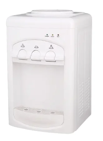 Traditional cost-effective three-outlet water hot and cold tabletop water purifier compressor refrigeration