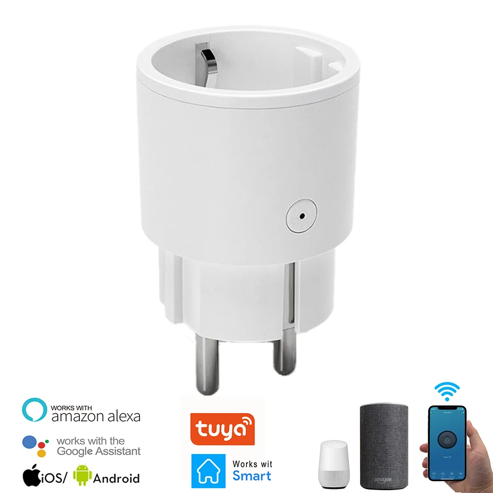 OEM логотип Smart Life WiFi Plug Tuya модуль гнездо перезаряда переключатель с током 16 А