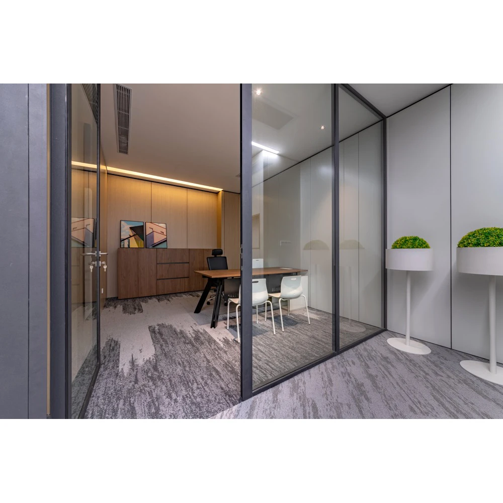 FlexSpace 2023 новый высококачественный разделитель пола до потолка декоративный матовый стеклянный офисный Перегородочный настенный