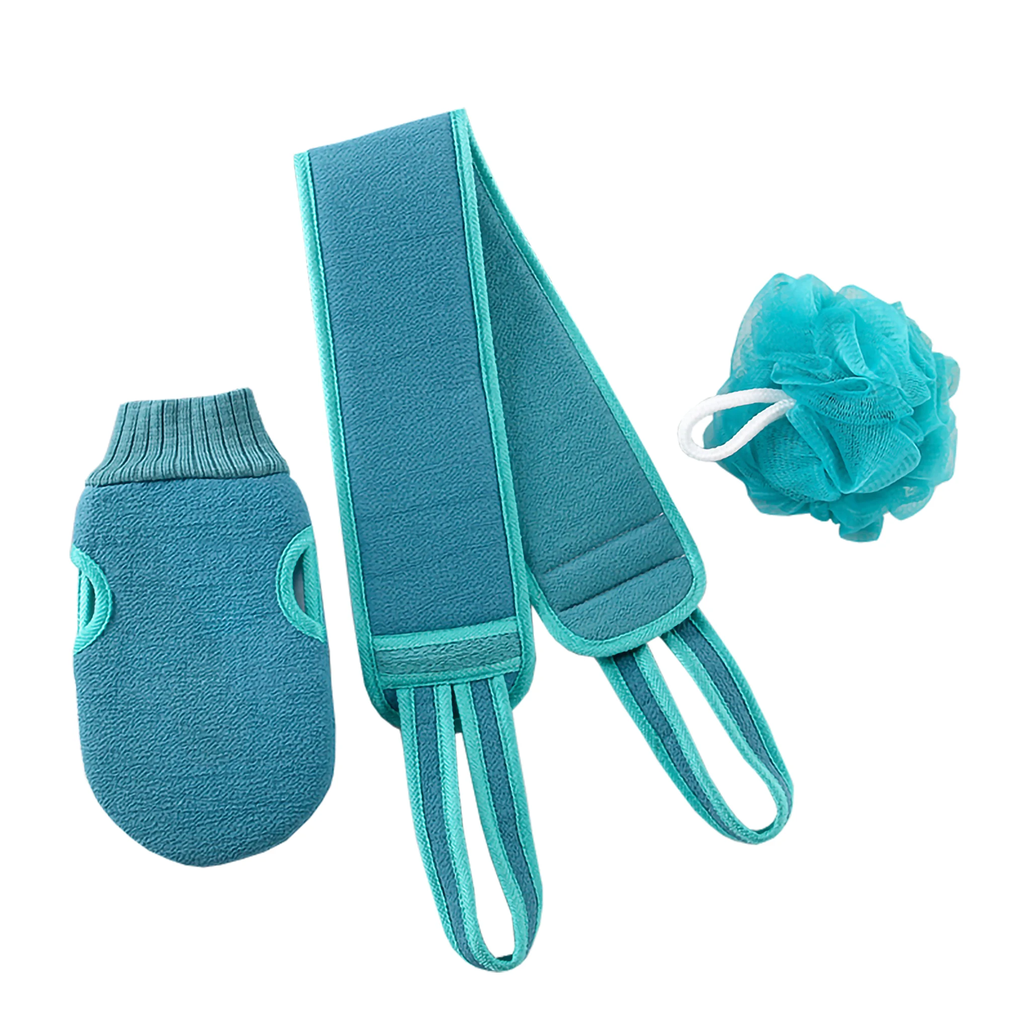 Beauty & Personal Care Spa Kit Bath Set Bath Gift Set Exfoliating Charcoal Bath Back Scrubber Belt Pad Sponge Gloves Mitt