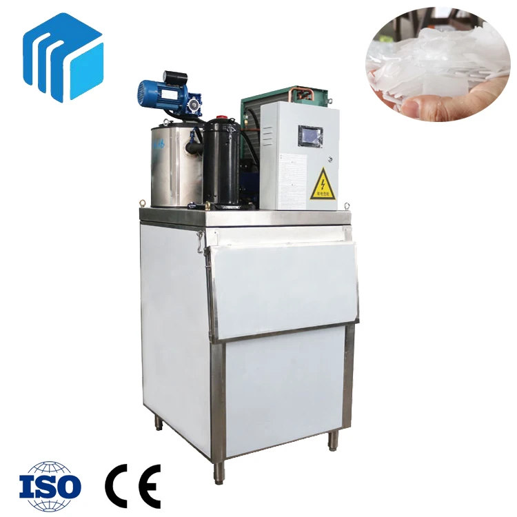 Hot Sale High Quality 300kg/24h Small Flake Ice Machine  Ice Machine In Flakes for Seafood/Preservation/Restaurant