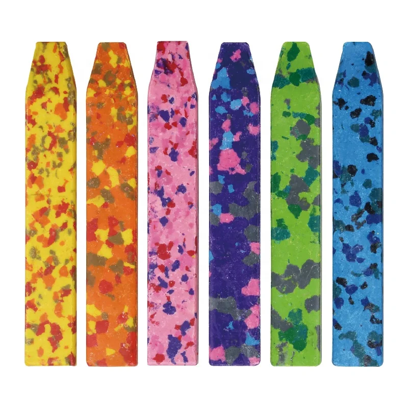 
Various shapes Multicolor Non Toxic Confetti Wax Crayons For Coloring For Kids Easy to Hold 