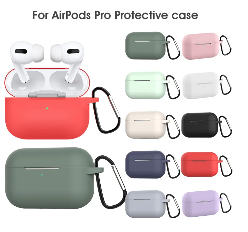 Силиконовый чехол DP для наушников Airpods pro air-pods 3 Apple индивидуальный защитный мягкий резиновый