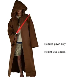 War Knights Costume, Cosplay Jumpsuit Cape Gown Halloween Stage Performance Jedi Outfit for Kids Adults Boys Girls
