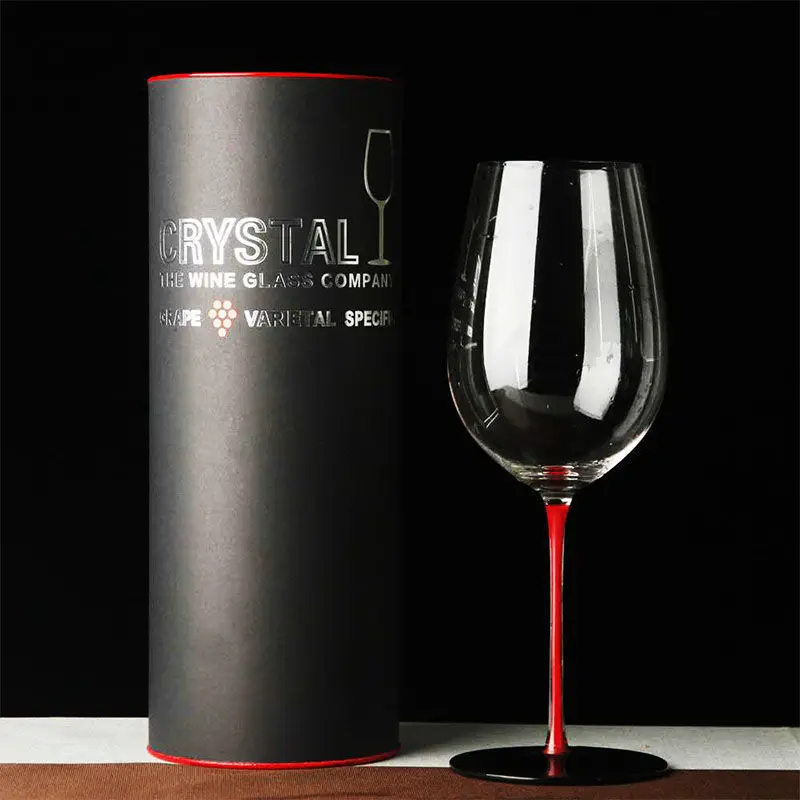 New Amazon Hot Sale Luxury Hand Blown Crystal Red Wine Glass Stemmed Water Goblet Crystal Brandy Gin Glasses