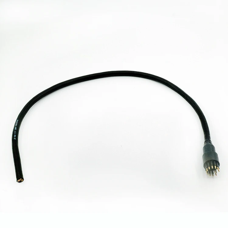 Underwater connectors for ROV MCIL10M Micro series inline cable 10 cores 0.6m cable length or 1m cable connector
