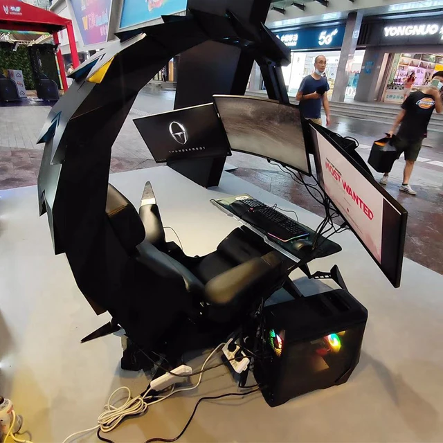 
RGB Computer Office Gaming Racing Chair PC Workstation for Gamer 