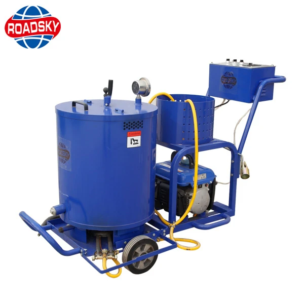 asphalt concrete road pavement crack sealing repairing filler injection filling machine