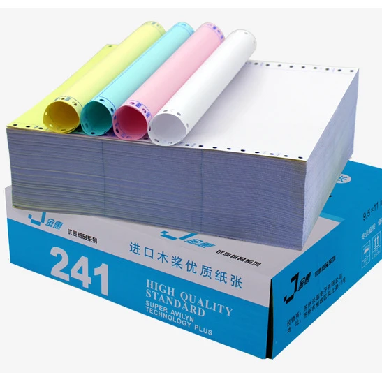 Настраиваемая бумага NCR карбоновая для непрерывной формы форма бизнеса счета-фактуры