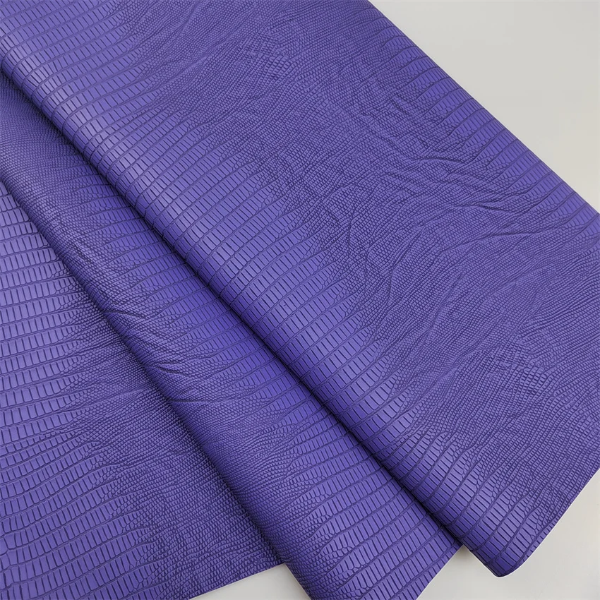 Two Tone colors Lizard Skin snake PVC  Faux Leather Fabric Artificial Leather  for handbags phone cases Pack waterproof
