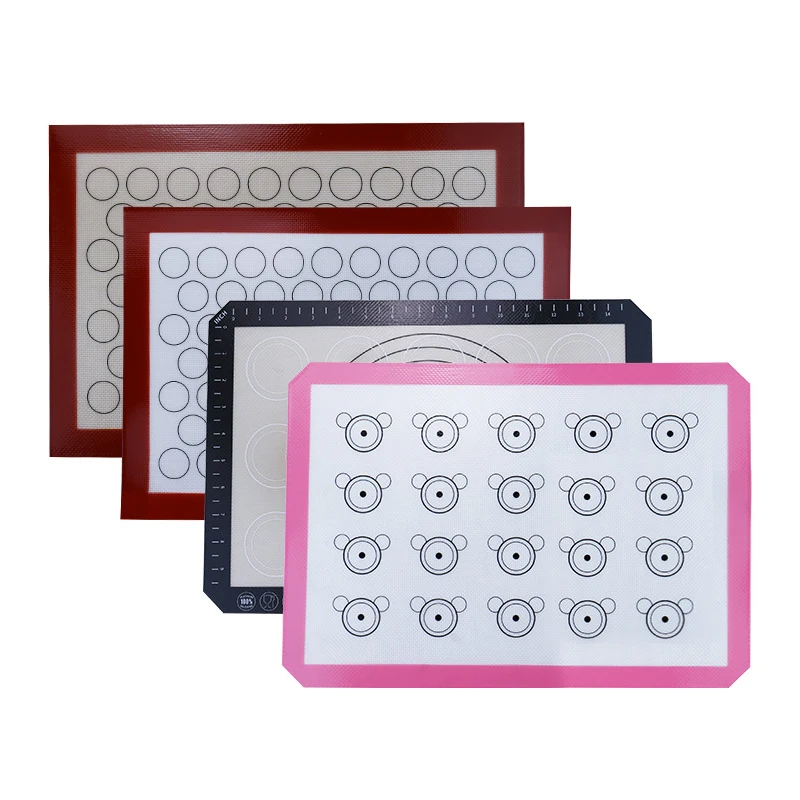 Silicone Macaroon Baking Mat Manufacturers Heat Resistant Non Stick Sheet