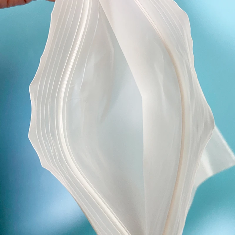 Custom printed heavy duty clear pla resealable cornstarch biodegradable plastic thick packaging zipper bags for clothing