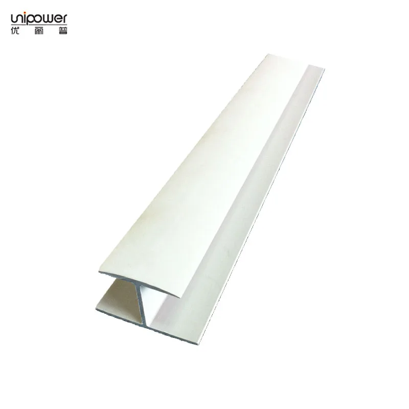 Лидер продаж, аксессуары для панелей из ПВХ slatwall, угловая отделка из ПВХ, Большая отделка J, средняя отделка H