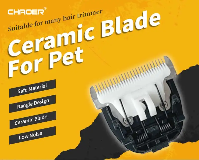 Hot Sale High Quality Professional Replacement Pet Dog Cat Ceramic Hair Clipper Blade