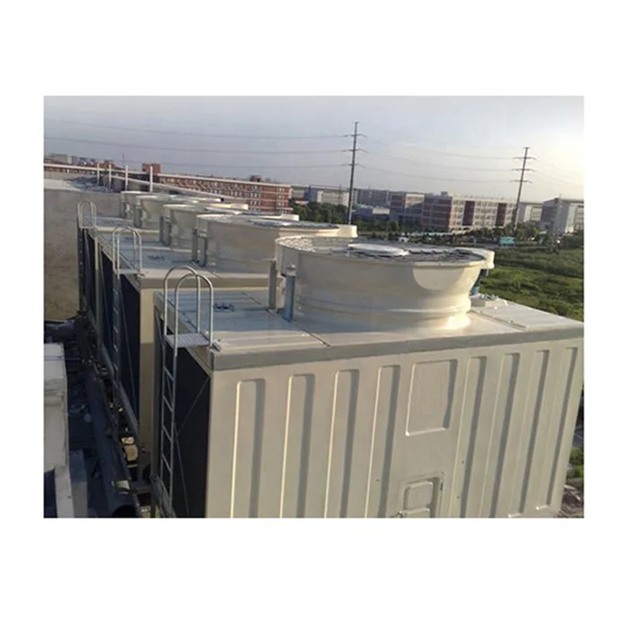 High Quality 500T FRP Square Cross Flow Water Cooling Tower For Water Cooling