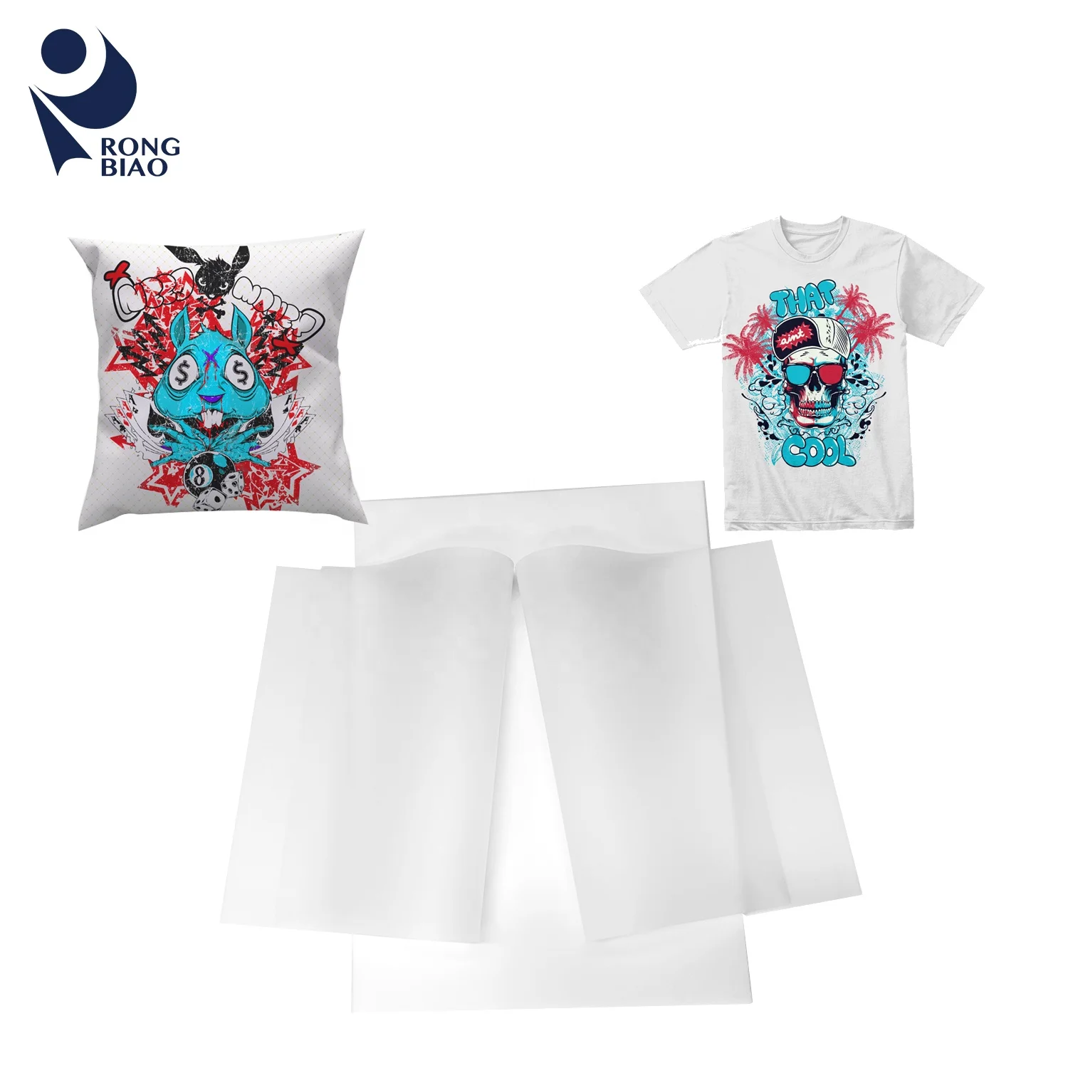 DTF heat transfer PET film hot peel paper a3 a4 DTF Film Sheet for DTF printer L1800 clothing printing