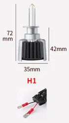 JG auto lighting LED H11 H1 led bulb H7 led canbus h7 led 60w 12000lm Car Headlight LED for lens projector