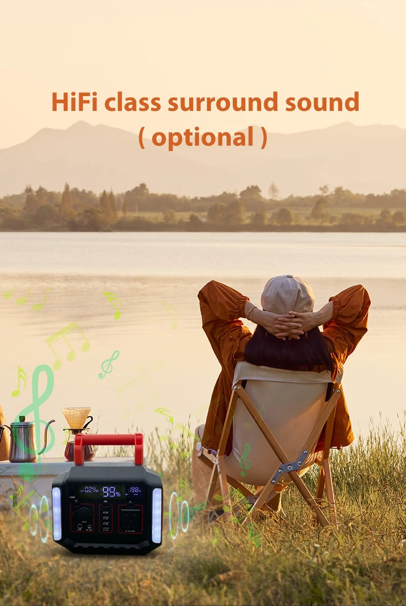 Outdoor storage 6000w portable external mobile dc battery generator outdoor power station portable power supply 230wh