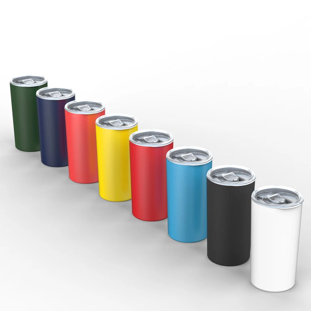 400ML Custom Tumbler  Stainless Steel Double Wall Insulated Sublimation Blanks Tumbler with Lid