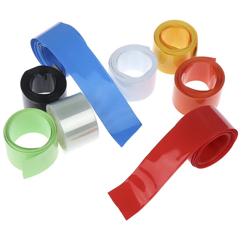 Custom 0.15mm shrink wrapping thick 400mm heat shrink tube width PVC Heat Shrink for battery pack