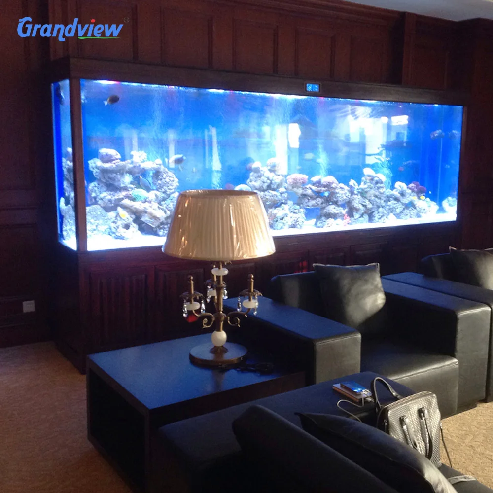 Grandview Transparent Large Fish Tank Acrylic Case Waterproof Aquarium