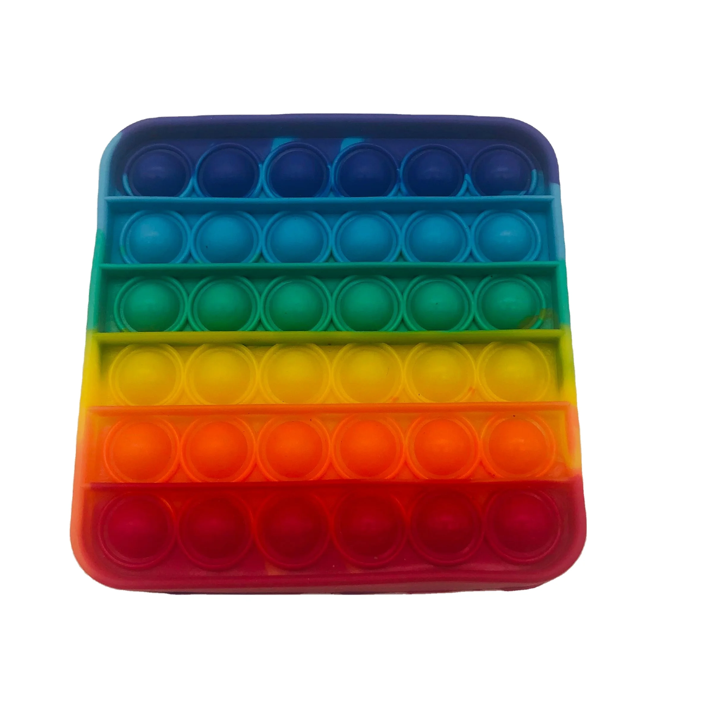 
Newest High Quality Silicone Push Pop Fidget Toy Anti Stress Adult Kids Toys Wholesale 