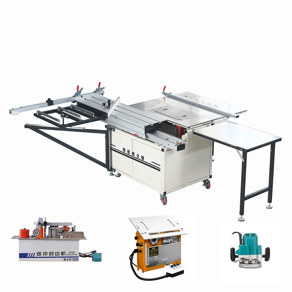 High Precision Radial Saw Table/Wood Working Machine Multifunctional Woodworking Small Precision Sliding Wood Table Saw Machines