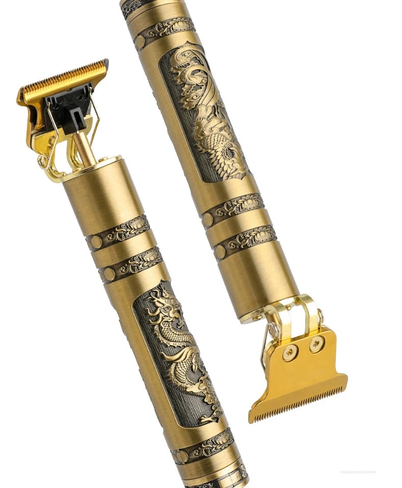 Мужской парикмахерский ретро-триммер для волос T9 профессиональная бритва триммер машинка для стрижки Беспроводная Машинка для стрижки волос Машинка для стрижки бороды мужское Бритье